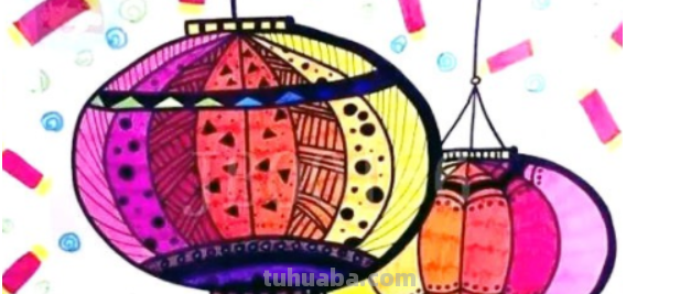 灯笼的简笔画怎么画