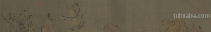 古人画笔下的老虎，瞧这壮硕的体格，武松打的就是这玩意儿？
