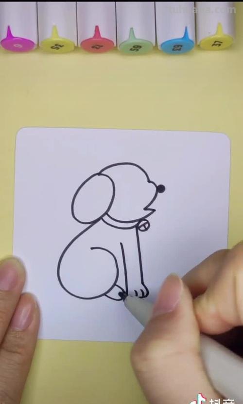 小狗简笔画的步骤 小狗简笔画的步骤怎么写