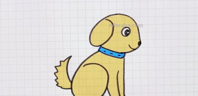 小狗简笔画的步骤 小狗简笔画的步骤怎么写