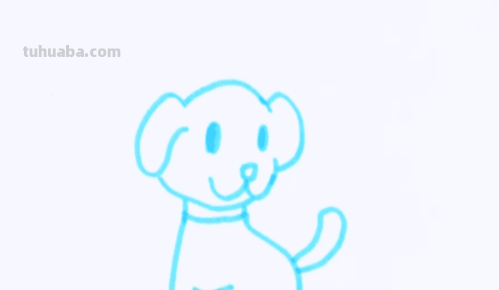 如何画狗的简笔画