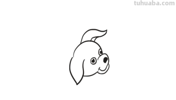 小狗怎么画简笔画