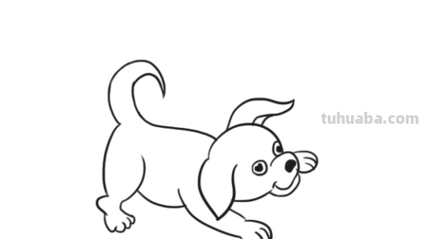 小狗怎么画简笔画