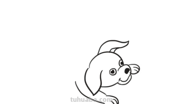 小狗怎么画简笔画
