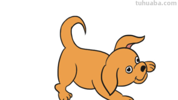 小狗怎么画简笔画