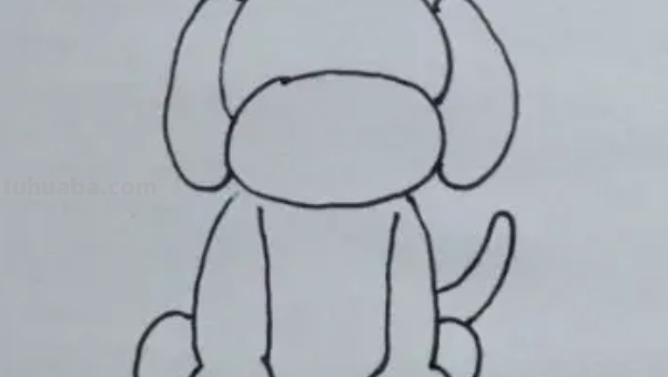 小狗的简笔画怎么画