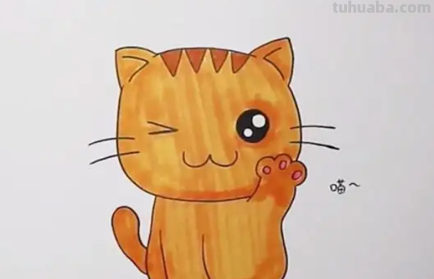 怎么画猫咪