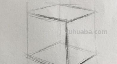 方形速写视频 怎样用素描画法画一个正方形？