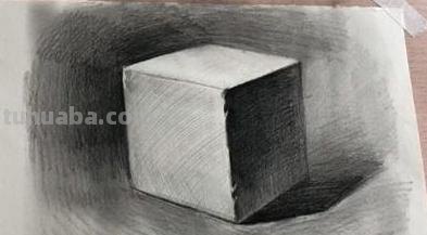 方形速写视频 怎样用素描画法画一个正方形？