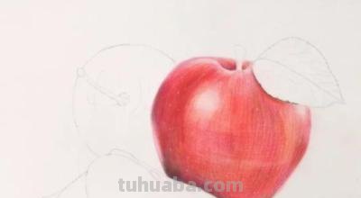 彩铅苹果怎么画逼真 用18色的彩铅能画出一个苹果吗？