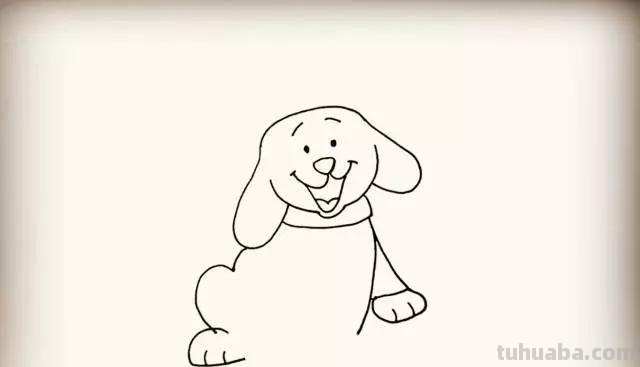 炒鸡简单的各种可爱的小狗简笔画教程~快来看看