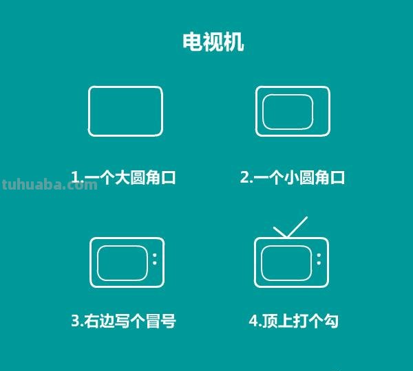 半分钟学会画各种电器