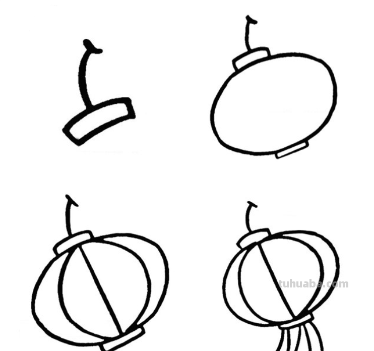 灯笼怎么画又简单