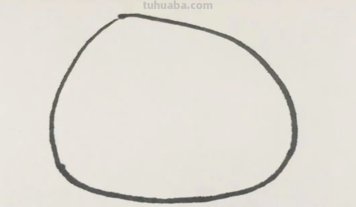 怎么画桃子简笔画