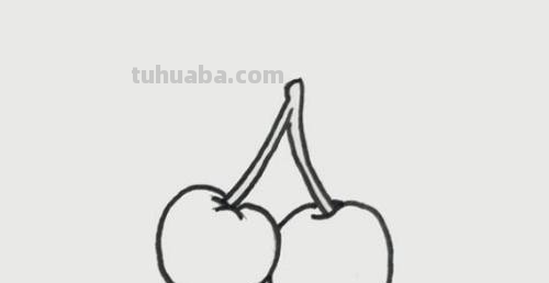 樱桃怎么画