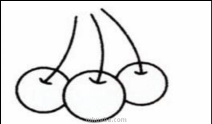 怎么画樱桃