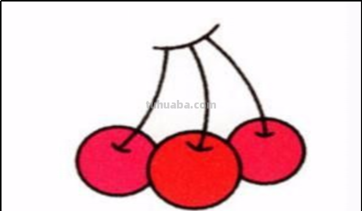 怎么画樱桃