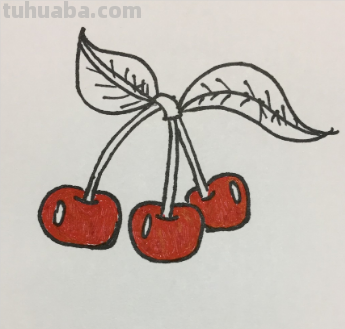 樱桃简笔画