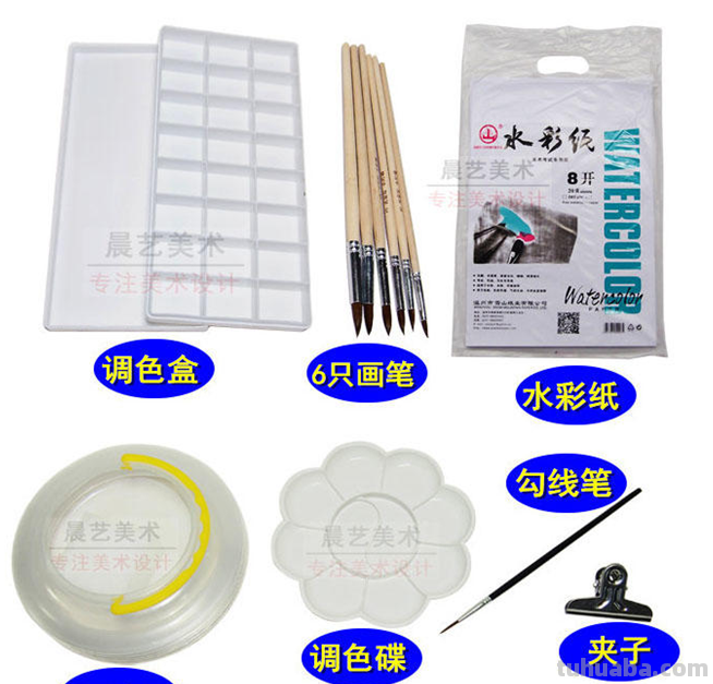 新手想学习水彩，你知道要买哪些工具吗？
