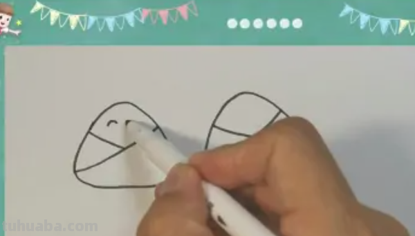 粽子简笔画怎么画