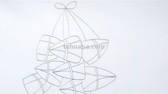 粽子怎么画简笔画