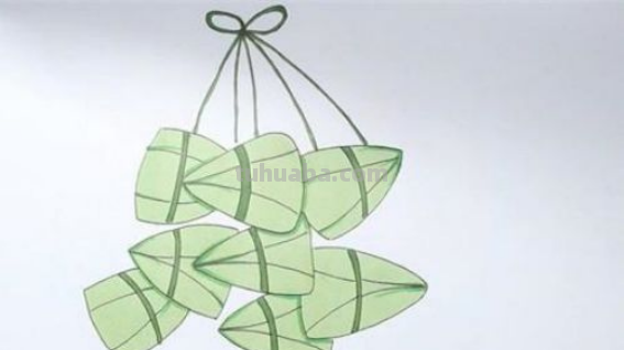 粽子怎么画简笔画