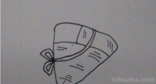 卡通粽子怎么画