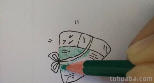 卡通粽子怎么画