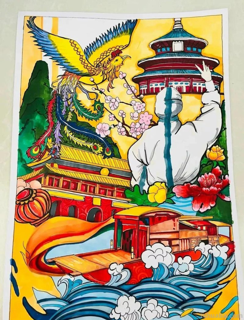 55张最新喜迎二十大主题绘画+手抄报，备课必备资料！经典收藏哦