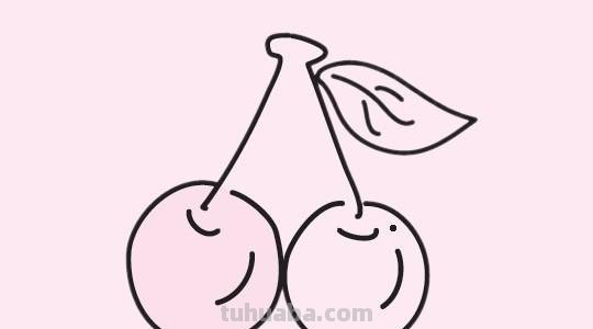 樱桃简笔画 樱桃简笔画图片