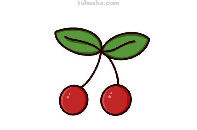 樱桃简笔画 樱桃简笔画图片