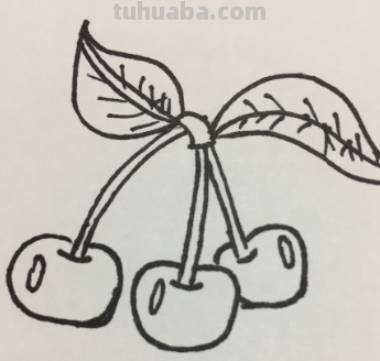 樱桃简笔画