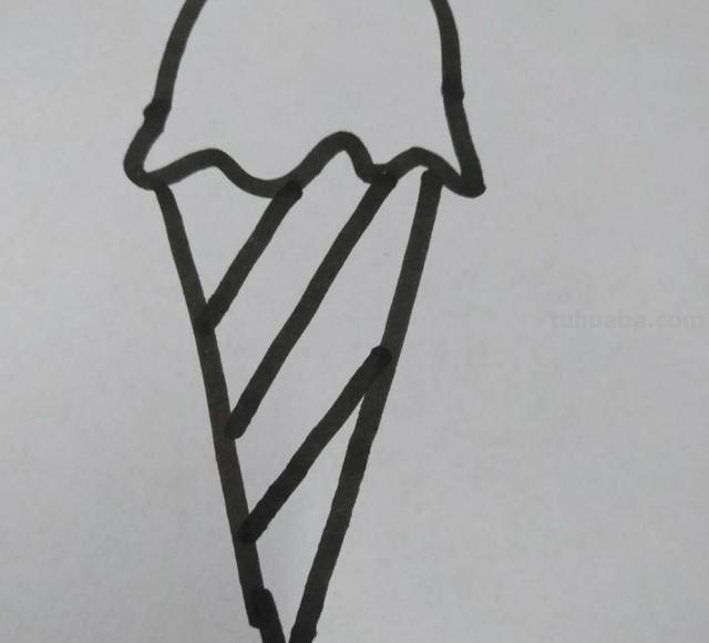 雪糕怎么画简笔画 冰淇淋简笔画怎么画? 雪糕怎么画简笔画 冰淇淋简笔画怎么画?