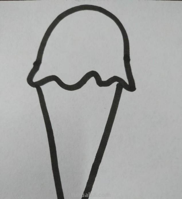 雪糕怎么画简笔画 冰淇淋简笔画怎么画? 雪糕怎么画简笔画 冰淇淋简笔画怎么画?