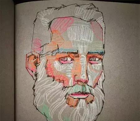 没错，就这样把线条撸直了，你的素描、速写就更完美