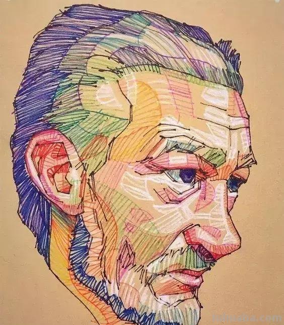 没错，就这样把线条撸直了，你的素描、速写就更完美