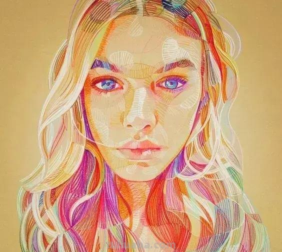 没错，就这样把线条撸直了，你的素描、速写就更完美