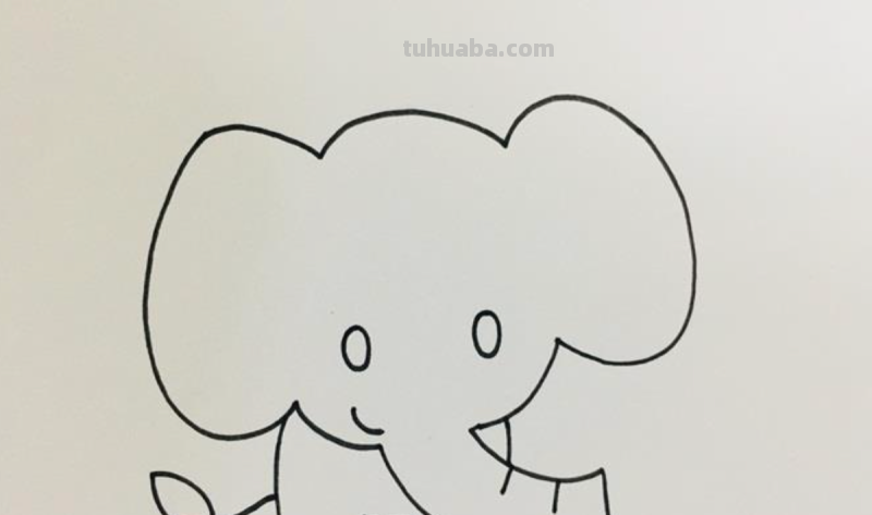如何画出一头大象