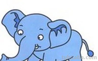 如何画一头凶猛的大象