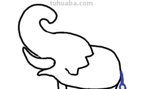 大象简笔画怎么画