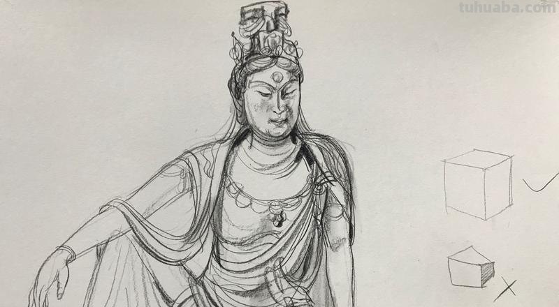 速写画技巧佛像 速写怎么才能画的快?