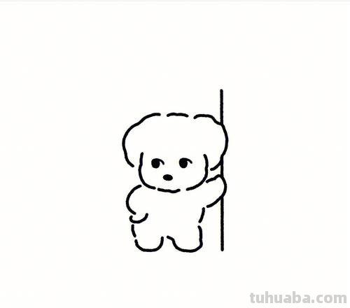 卡通小狗简笔画 卡通小狗简笔画图片