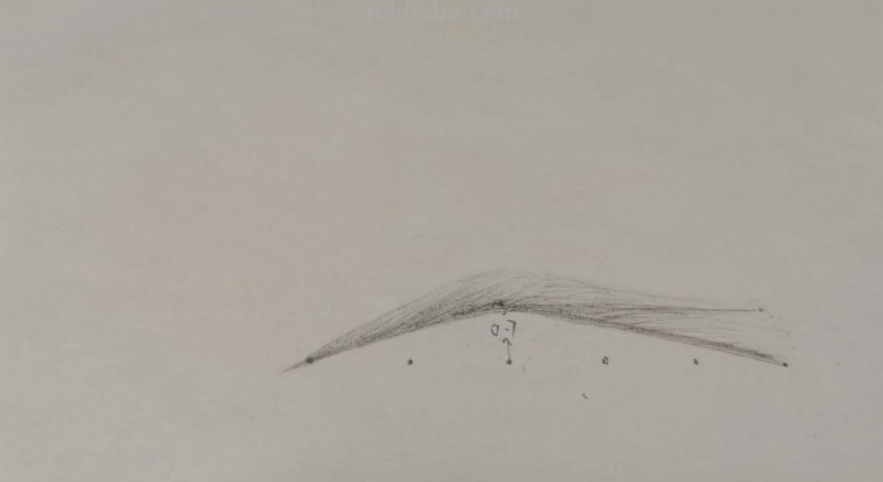 清明节的手抄报怎么画眉毛 纸上画眉毛的步骤？