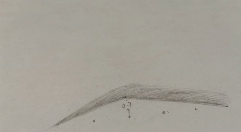 清明节的手抄报怎么画眉毛 纸上画眉毛的步骤？