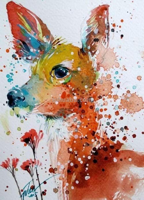 一组惊艳的动物水彩画 /FineArtCenter