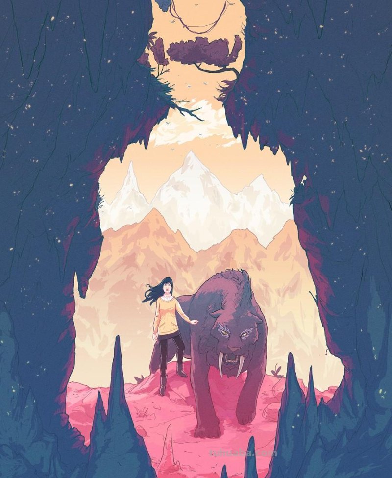 葡萄牙插画师Ricardo Bessa，未来感和科技感