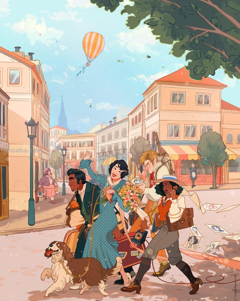 葡萄牙插画师Ricardo Bessa，未来感和科技感