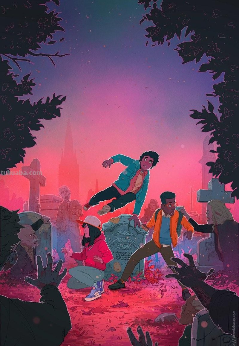 葡萄牙插画师Ricardo Bessa，未来感和科技感