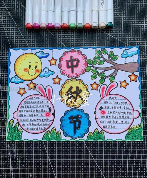 中秋节的手抄报怎么画眉毛 中秋节手抄报仙气又漂亮？