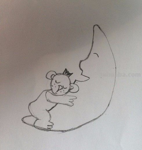 月亮怎么画简笔画 一年级教画夜晚星星和月亮? 月亮怎么画简笔画 一年级教画夜晚星星和月亮?